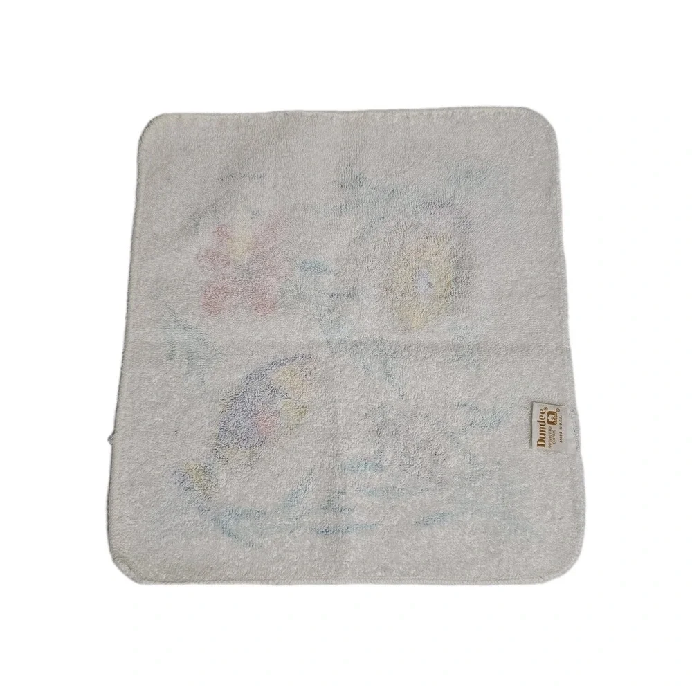 Vintage Dundee USA Tropical Fish Terrycloth Towel Set 2-Piece 1980s-90s